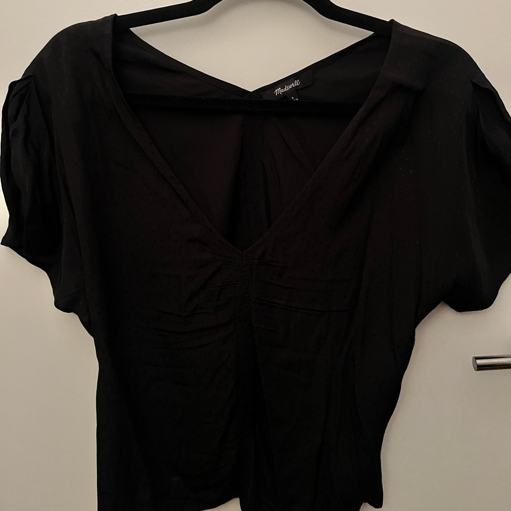Madewell Silky Black Top
